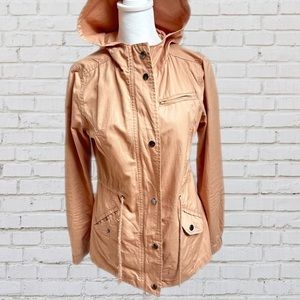 Forever 21 Sz S Utility Jacket Blush